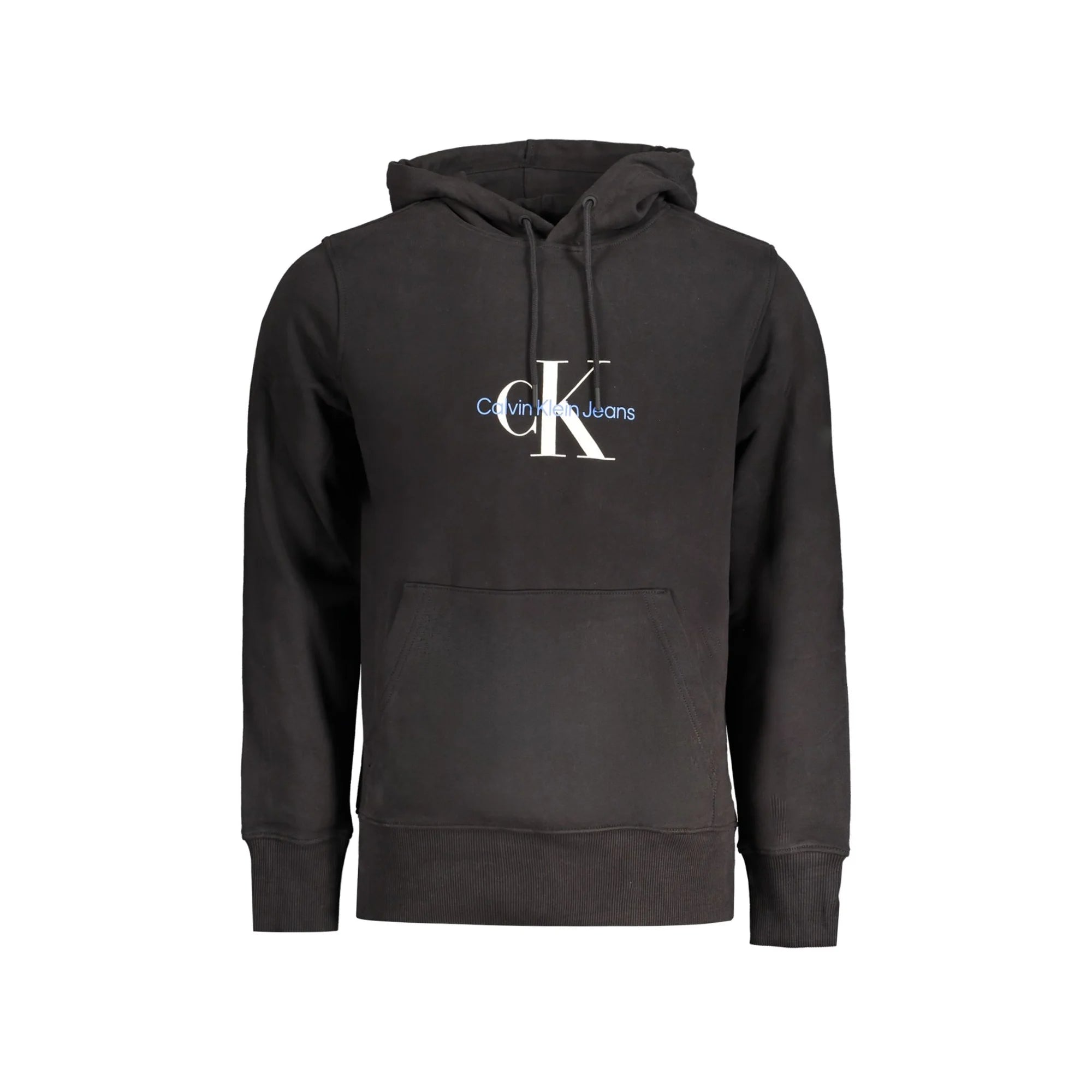 Calvin Klein Felpa Maniche Lunghe Uomo Nera Stampa Logo Felpe Nero - foto prodotto